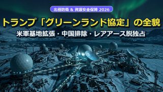 トランプ「グリーンランド協定」の全貌:米軍基地拡張・中国排除・レアアース脱独占